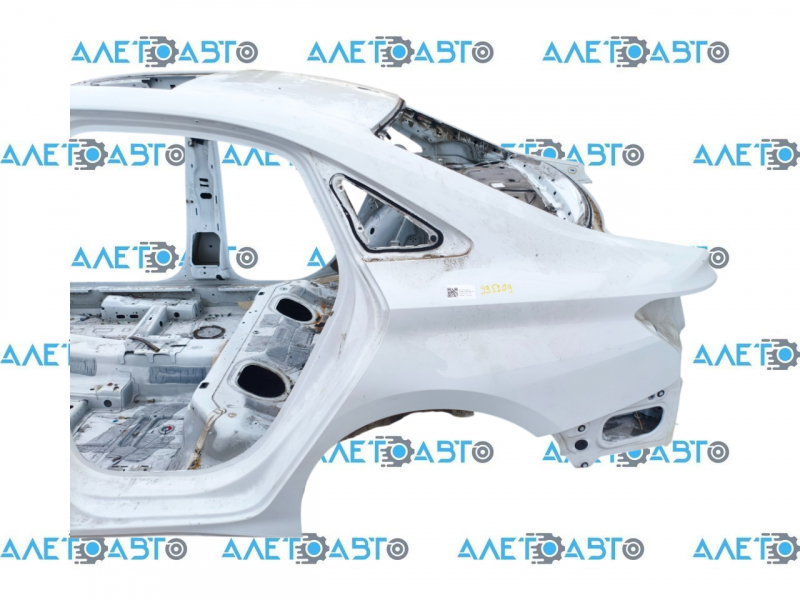 Quarter wing rear left Audi A3 22-26 on the body, white LY9C