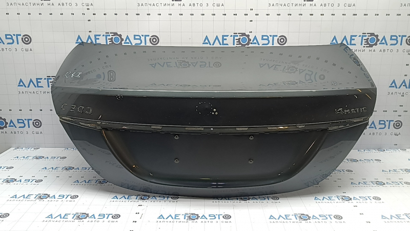 Trunk lid Mercedes C-class W205 16-21 aluminum, graphite 992, dent, scratches
