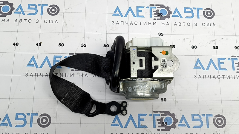 Rear left seat belt Mercedes C-class W205 16-21 black, with squib,