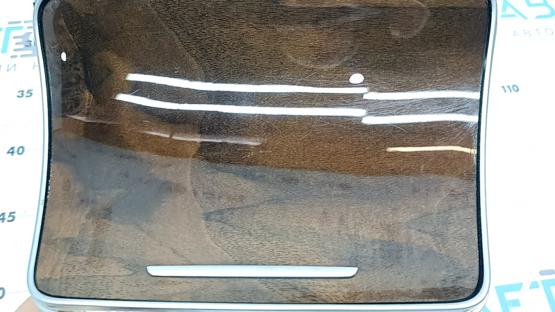 Mercedes C-class W205 16-18 center console pocket, dark wood, type 1, no backlight, no cigarette lighter, scratches