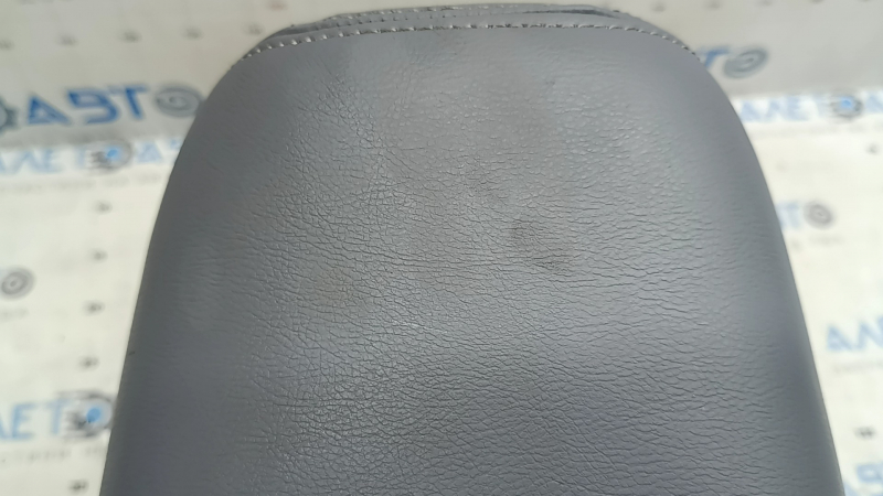 Front right headrest Nissan Kicks 21-24, grey leather, grey stitching, ready to clean
