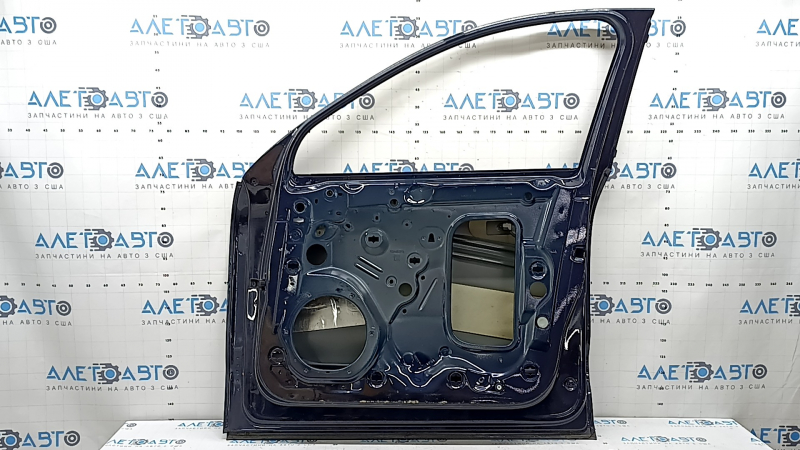 Bare front right door Porsche Macan 15-26 with door stop, blue N5, bump, dent