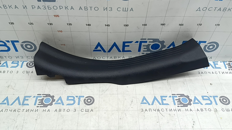 Rear left door sill trim Nissan Kicks 18-25 black, scratches, worn