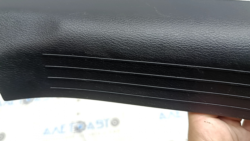 Rear left door sill trim Nissan Kicks 18-25 black, scratches, worn