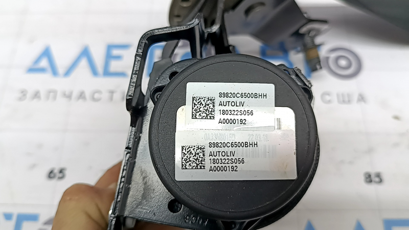Rear right seat belt Kia Sorento 16-20 black