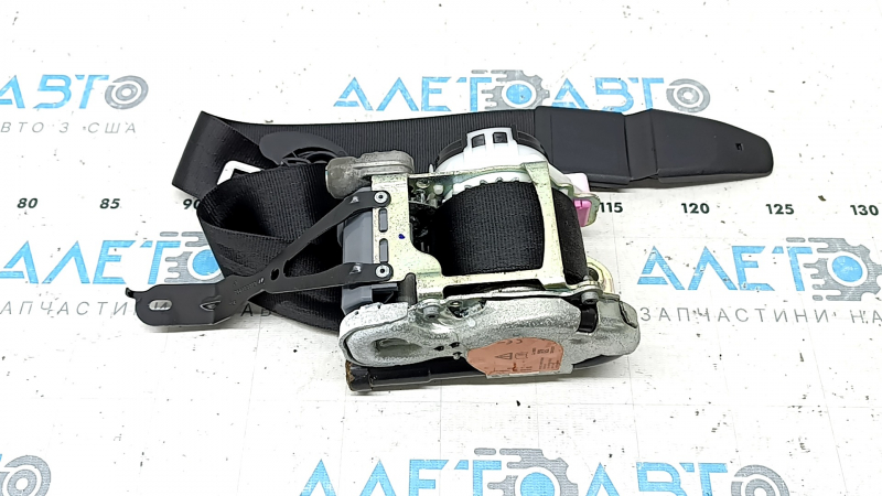 Passenger seat belt with pyropatron Porsche Macan 15-26 black, oxylene housing