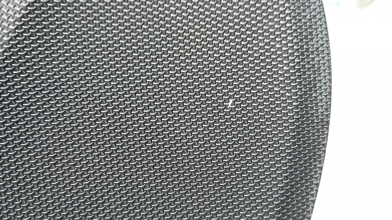 Lower rear left door trim Porsche Macan 15-21 structure, broken fastening, needs cleaning
