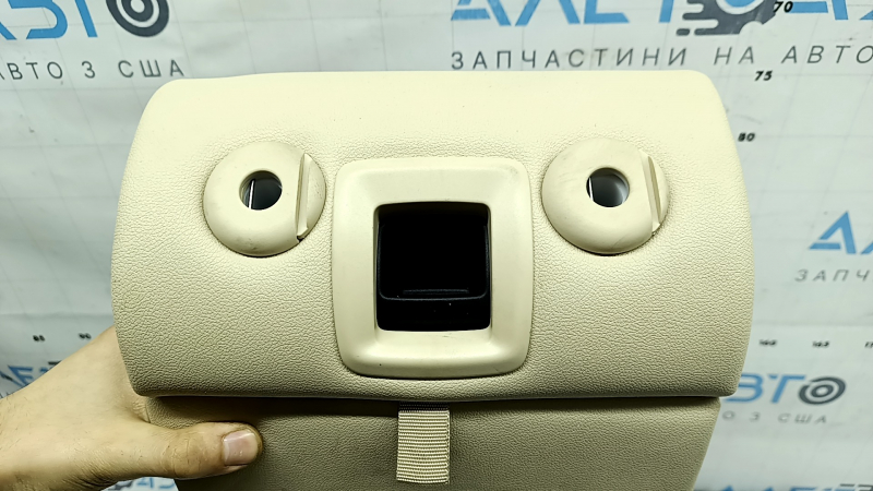Rear seat backrest, 2nd row, central, BMW 3 G20 19-22, Canberra Beige leather, with armrest, dry-cleanable