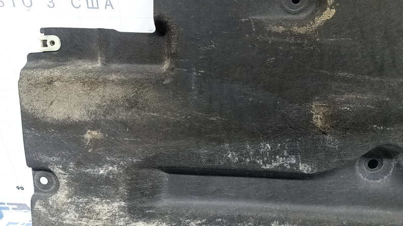 Front left underbody protection for BMW 3 G20 19-26, large, worn, dented