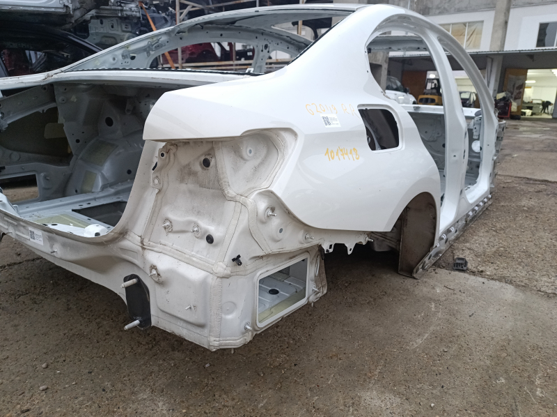 Quarter wing rear right BMW 3 G20 19-26 on the body, white