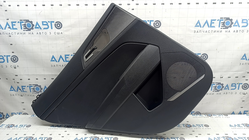 Door trim card rear left Kia Sportage 23-25 black, armrest black plastic, insert dark gray, worn