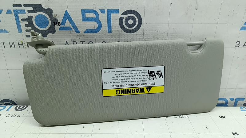 Right visor Kia Sportage 23-26 gray without panorama, without hook