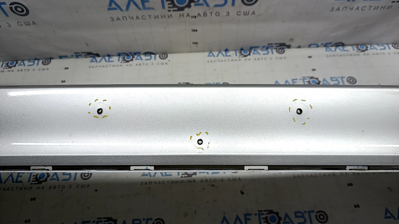 Front bare bumper Ford Escape MK3 17-19 rest silver UX, chipped, pressed, non-factory holes