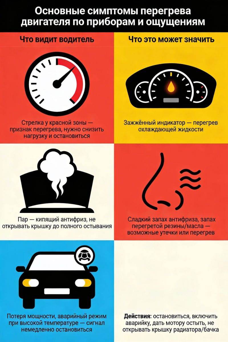 Engine overheating: causes and solutions