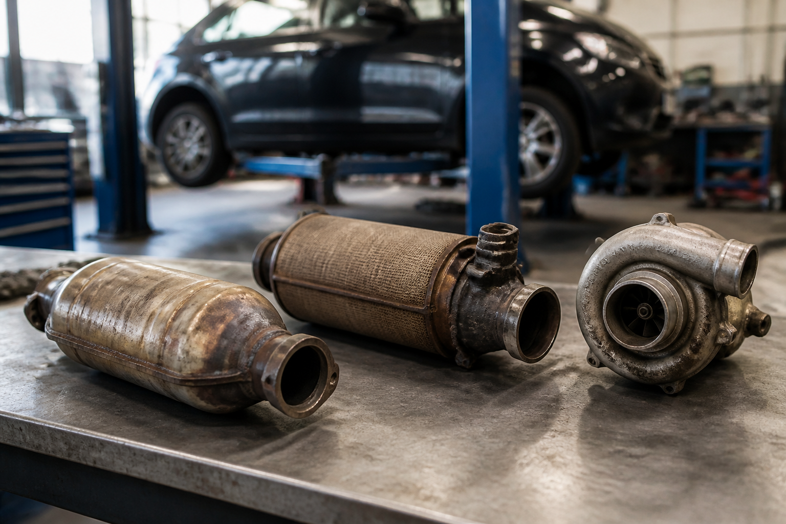Catalyst, particulate filter, turbo: what you can actually find at a car dismantling site and how to avoid buying a problem