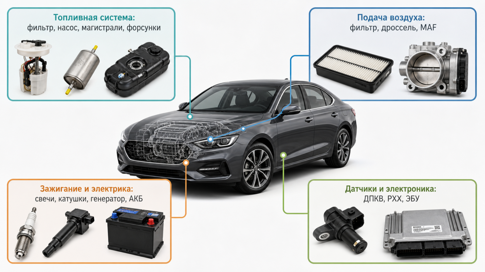 The car stalls while driving: the main reasons, what to do, and what spare parts to look for