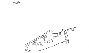 Exhaust manifold left Audi Q7 16- 3.0T