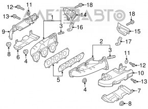 Exhaust manifold left Audi Q7 16- 3.0T