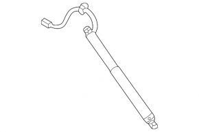 Left tailgate shock absorber for Volkswagen ID.4 21-22