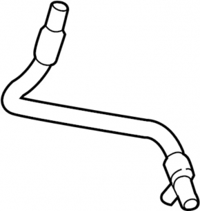 Radiator pipe intercooler right Infiniti Q50 16-24 3.0T second