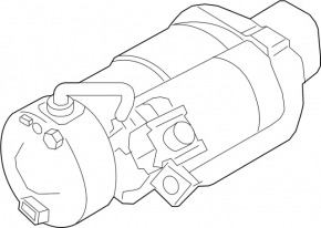 Starter Infiniti Q50 14-15 3.7 RWD