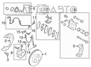 Brake light Nissan Murano z50 03-08