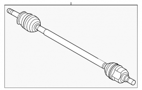 Rear left axle drive Kia K5 21-24