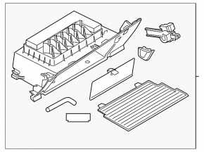 Glove box, glove compartment BMW X1 F48 16-22 beige Oyster
