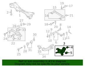 Kia Optima 11-15 rear left axle shaft, aluminum