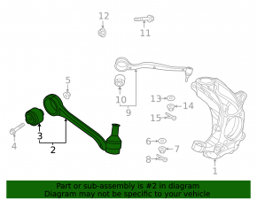 Lower front left control arm Genesis GV70 22-26
