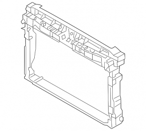 TV panel radiator VW Golf 15-21