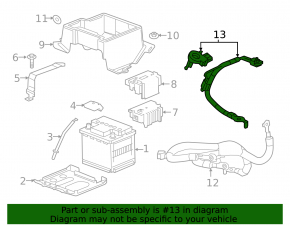 Terminal minus Chevrolet Volt 16-