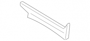 Right rear bumper mount for Infiniti QX56 QX80 10-20