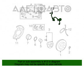 Front left ABS sensor for Toyota Highlander 2014-2019