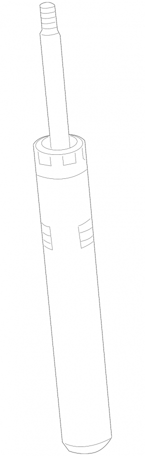 Front left shock absorber assembly for Audi A4 B8 13-16 rest.