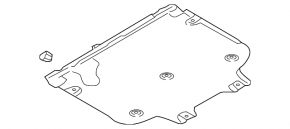 Audi A4 B9 17-25 rear engine guard tears