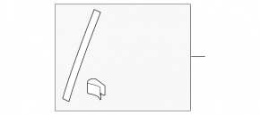 Fastening of door trim side front right Audi A5 F5 17- rear