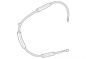 Nissan Versa Note 13-19 Tailgate Handle Cable