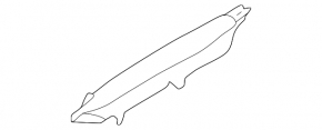 Rear Bumper Lip Bracket Porsche Macan 15-21