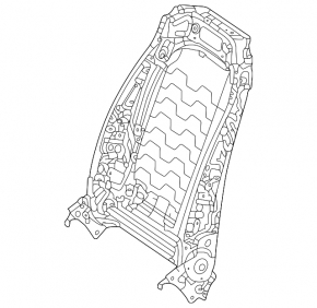 Driver's seat backrest adjustment motor for Mercedes W167 GLE 350 450 20-23 with memory, without frame