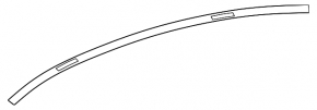 Left roof lining for Mercedes GLE 53/63 20-26 under roof rails, sunroof, AMG pack