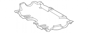 Front engine guard Mercedes C-class W205 300/350e 15-21 RWD