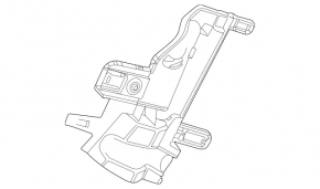 Rear right door lock bracket for Mercedes H247 GLA 20-26