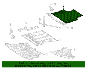 Rear engine protection Mercedes EQS-class V297 22-25