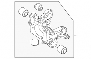 Rear left axle Ford Explorer 11-19