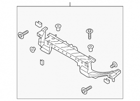 TV stand upper Lincoln MKZ 13-16 plastic