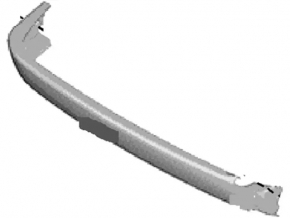 Lincoln MKZ 17 front passenger seat trim - black