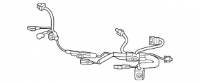 Front bumper parking sensor wiring, left, Mazda 6 18-21