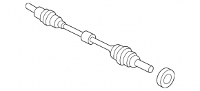 Drive half shaft front right Mazda CX-7 06-09