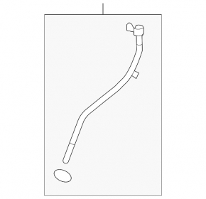Oil dipstick tube VW Tiguan 09-17